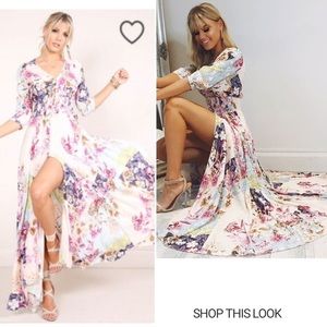 Boho style maxi dress